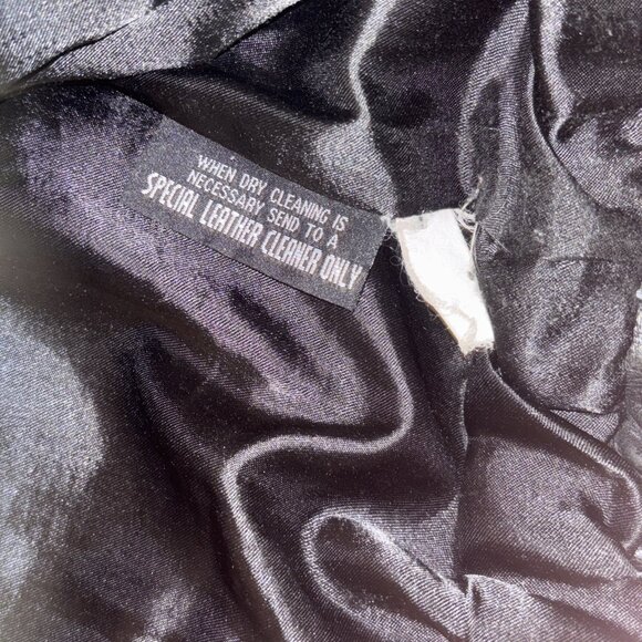 Wilsons Leather Men’s Black Genuine Leather Zip Jacket Size Large - Picture 5 of 5